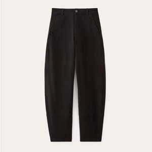 Everlane utility barrel pant black